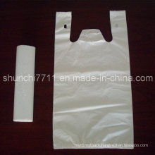 HDPE T-Shirt Tote Handle Plastic Shopping Bag